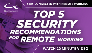 Watch the video: Top 5 Security Recommendations for Remote Working