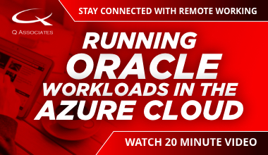 Q Remote Working Webinar Running Oracle